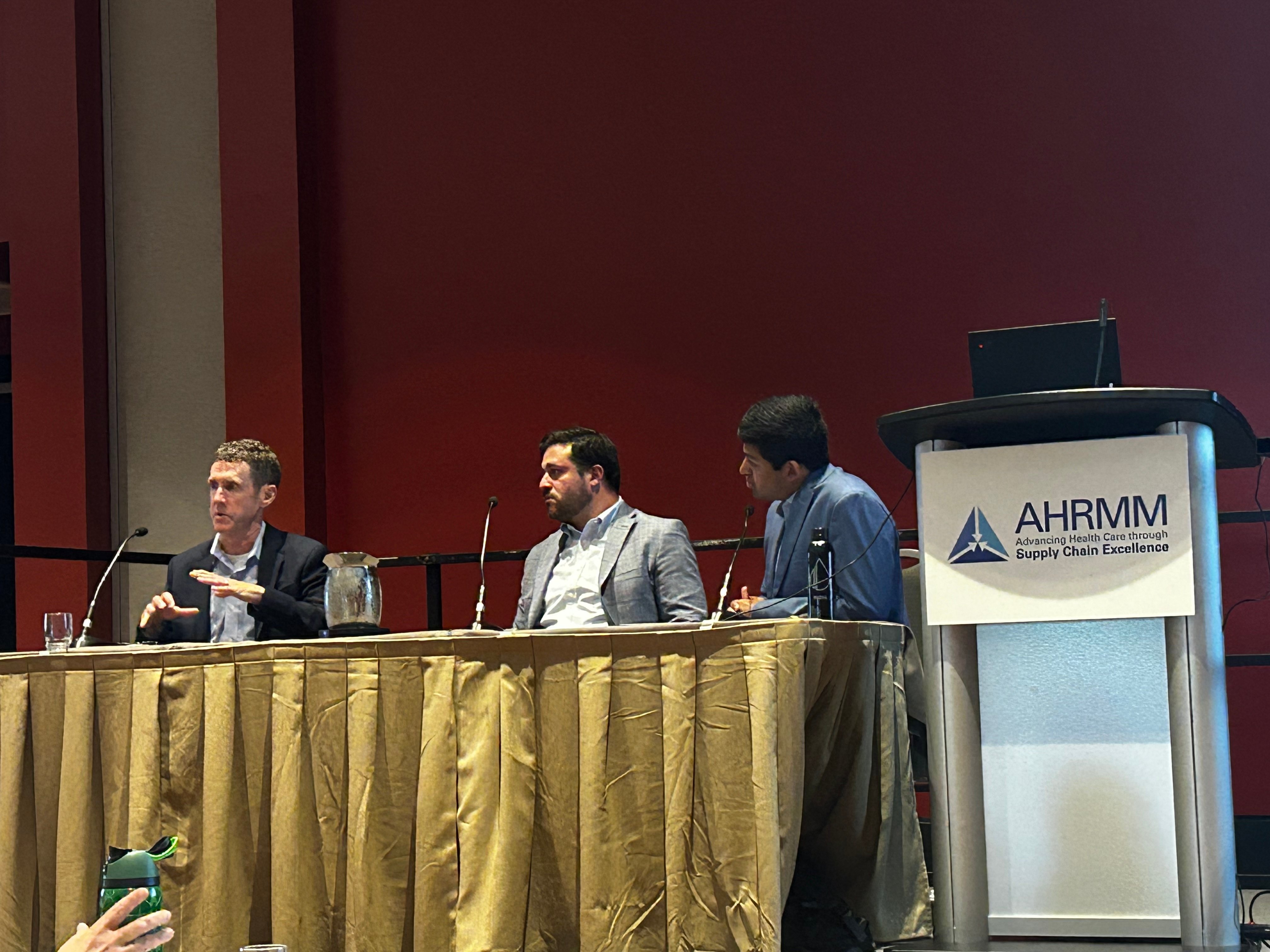 John Barnes of St. Luke's Health; René Gurdián Jr. of Ochsner Health; Reuben Mathew Philip of Clarium